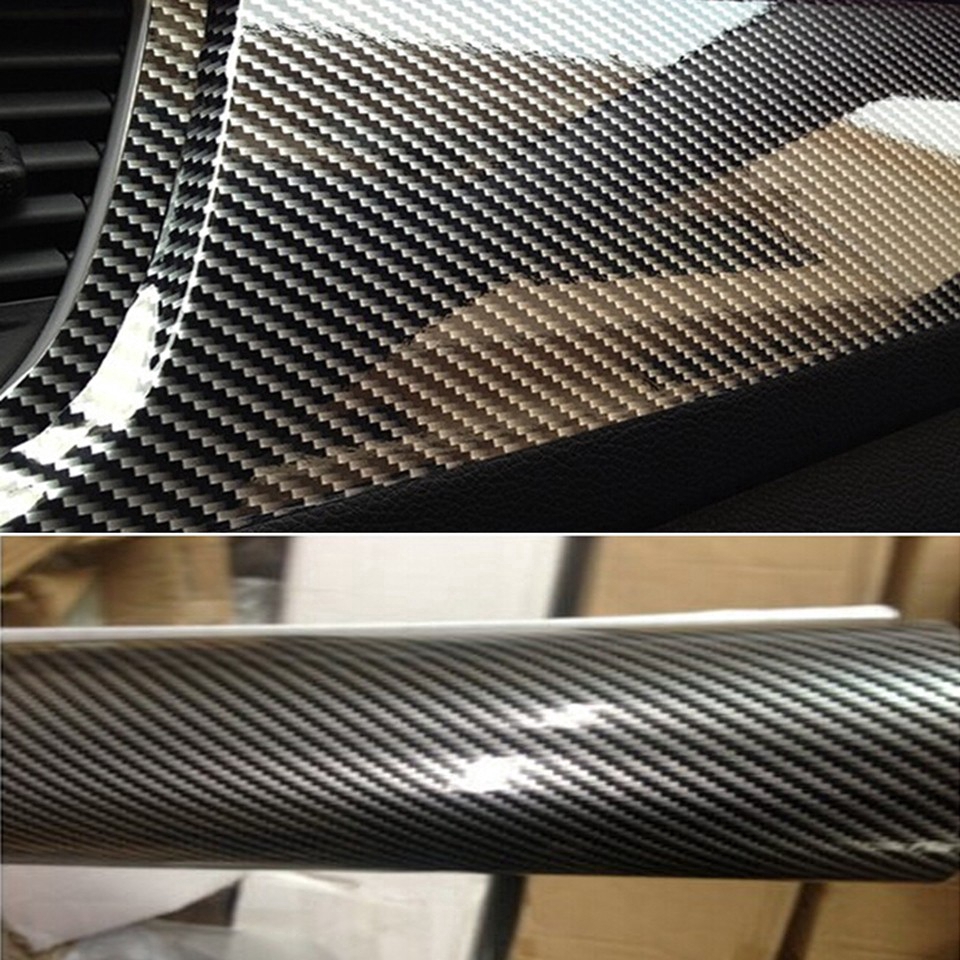 Cuộn phim carbon 5D dùng dán bảo vệ trang trí xe hơi tiện dụng