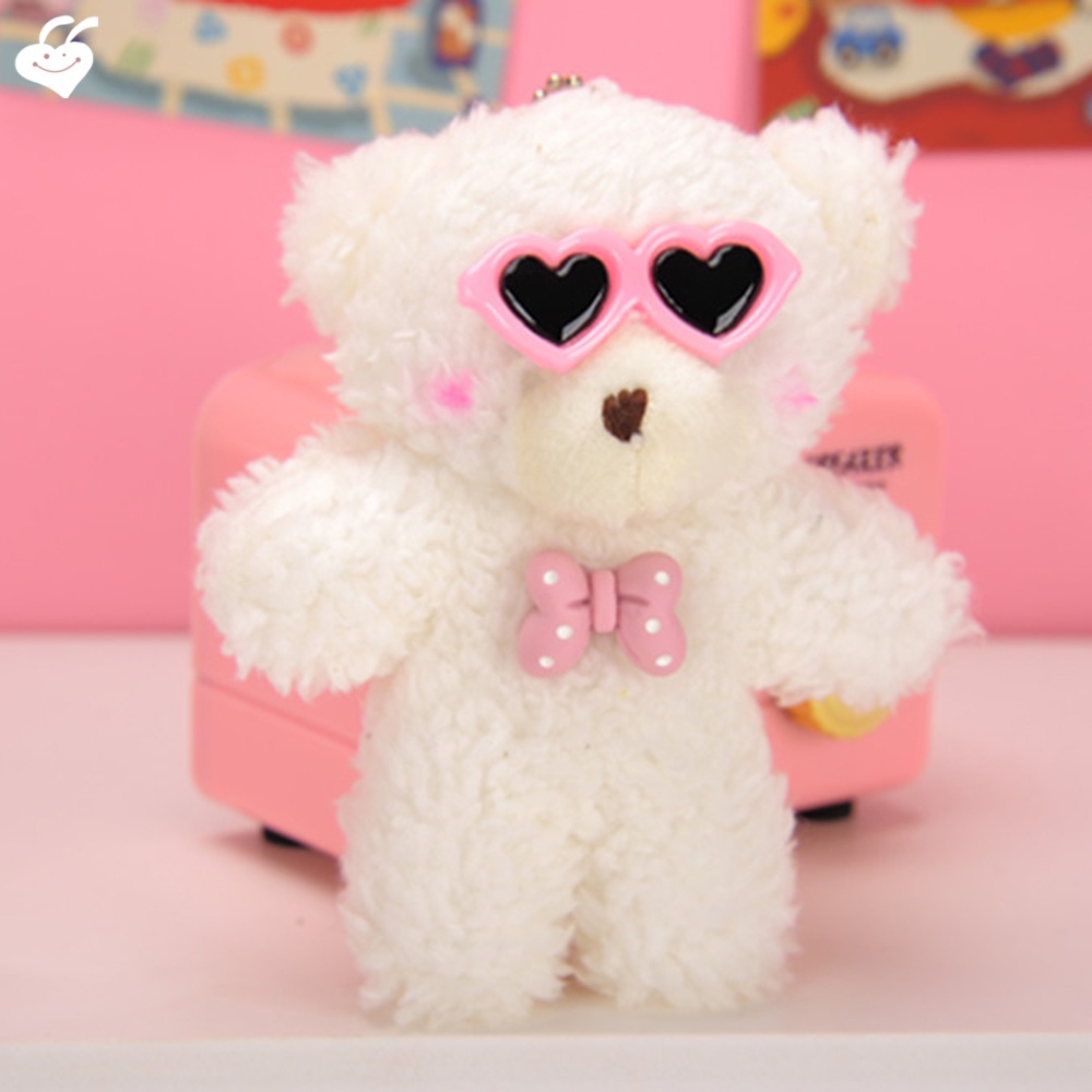 Móc Khóa Hình Gấu Nhồi Bông 10cm 10cm Dễ Thương