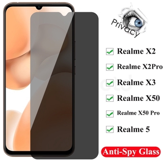 Kính cường lực chống nhìn trộm cho Oppo Realme X50 Pro X2 V5 Realme X3 5 X2 Pro