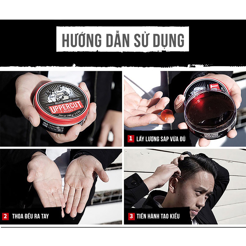 [Chính hãng] Sáp vuốt tóc Uppercut Deluxe Pomade