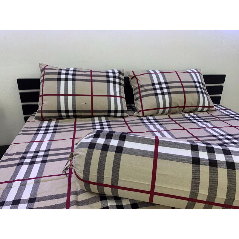 Drap Cotton 100%, ga trãi giường cao cấp chuẩn LOGO CTY mẫu BBR