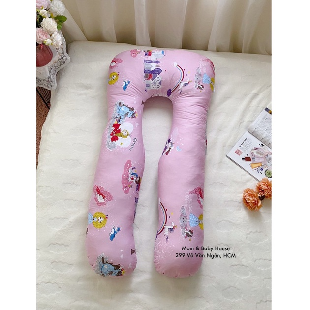 Gối ngủ kê bụng bầu Gối ôm ngủ đa năng cho các bà bầu