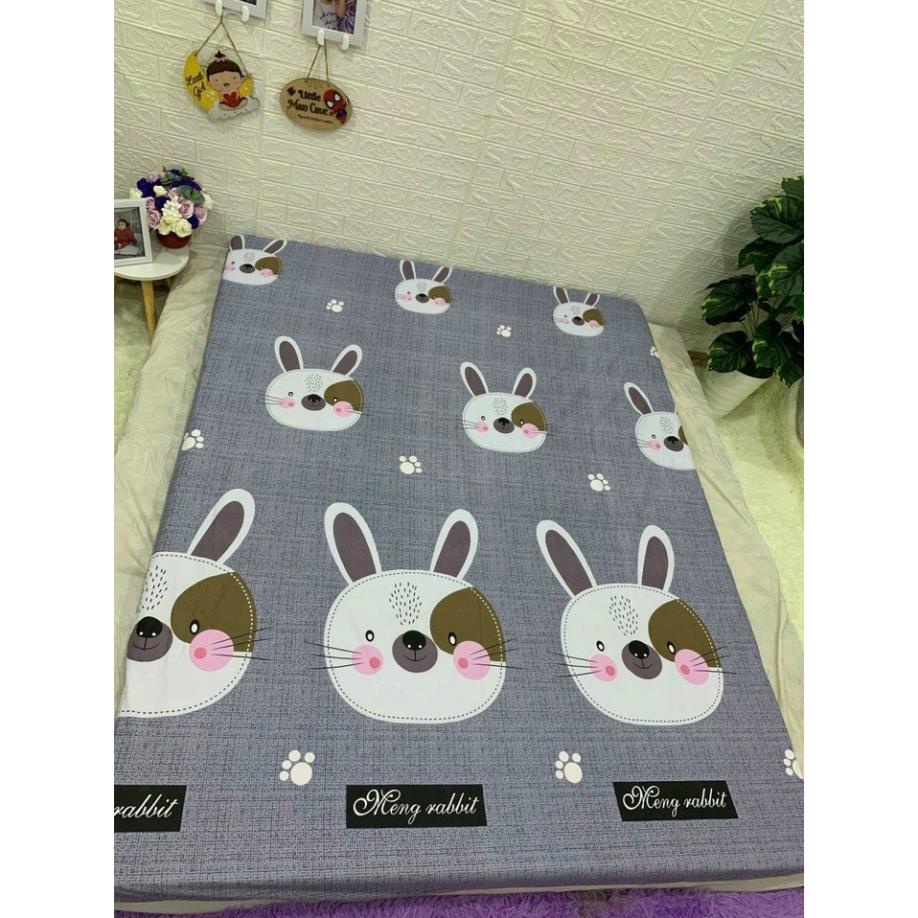 Ga Chống Thấm Cotton Hàn Quốc, Nằm Trực Tiếp Không Nóng, Không bí, Không Sột Soạt, thoáng mát