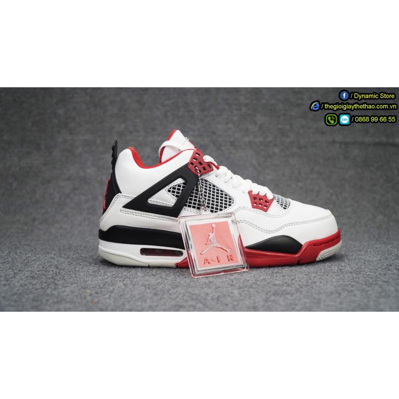 Giày Jordan 4 Retro Fire Red Best Quality