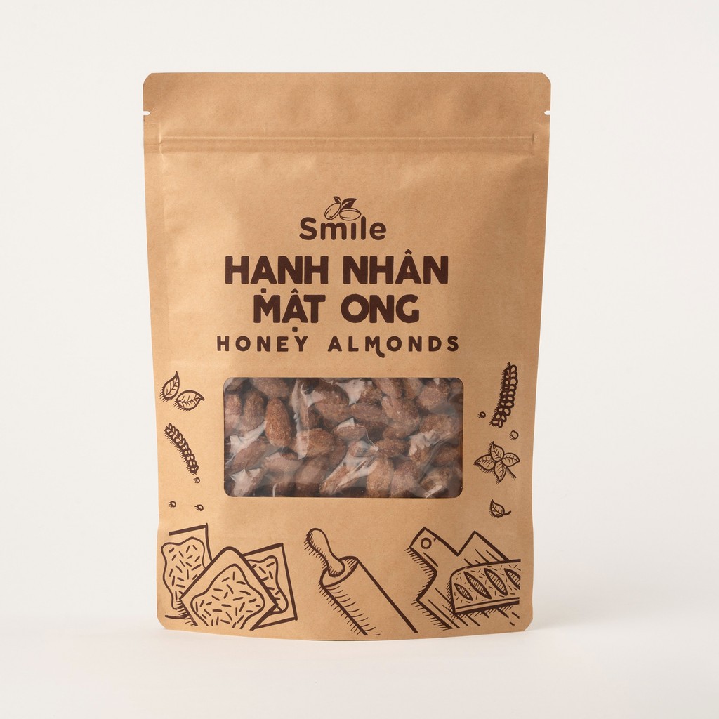 Hạnh nhân mật ong gói 250Gram - SmilePlanty