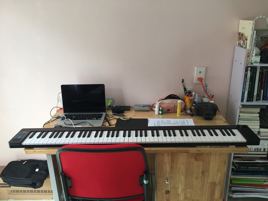 Gấp Gọn] Đàn Piano Điện Konix PJ88B - 88 Phím Cảm Ứng Lực (Pin sạc, Bluetooth, Pedal sustain PJ88, Bao Đựng) | Shopee Việt Nam