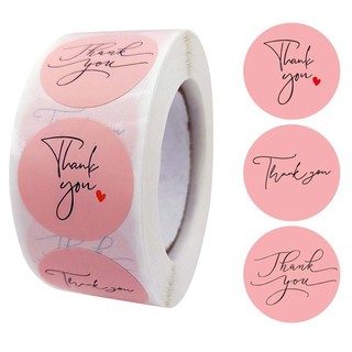 500 tem dán Thank You dễ thương