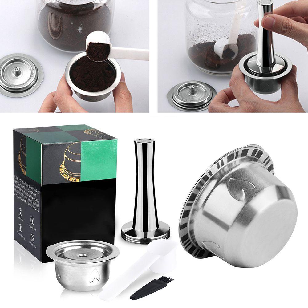 Cốc Lọc Cà Phê Bằng Thép Không Gỉ Cho Nespresso