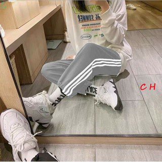 Sét áo SWEATER Mercy + quần bom chun ốngÁo dài tay chất da cá mix quần dài 3 rot hai màu đen xám