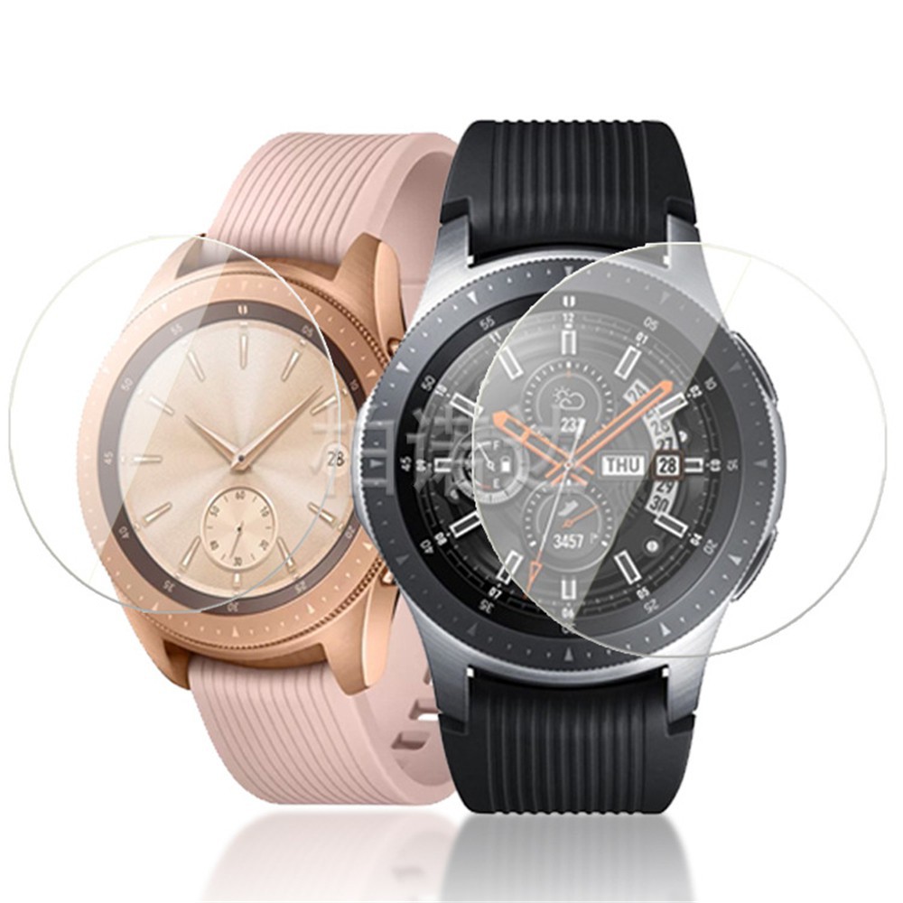 For Samsung Galaxy Watch 42mm 46mm Screen Protector Film Guard for Samsung Watch 42/46mm Bracelet Wrist Band Ultra-clear Tempered Glass