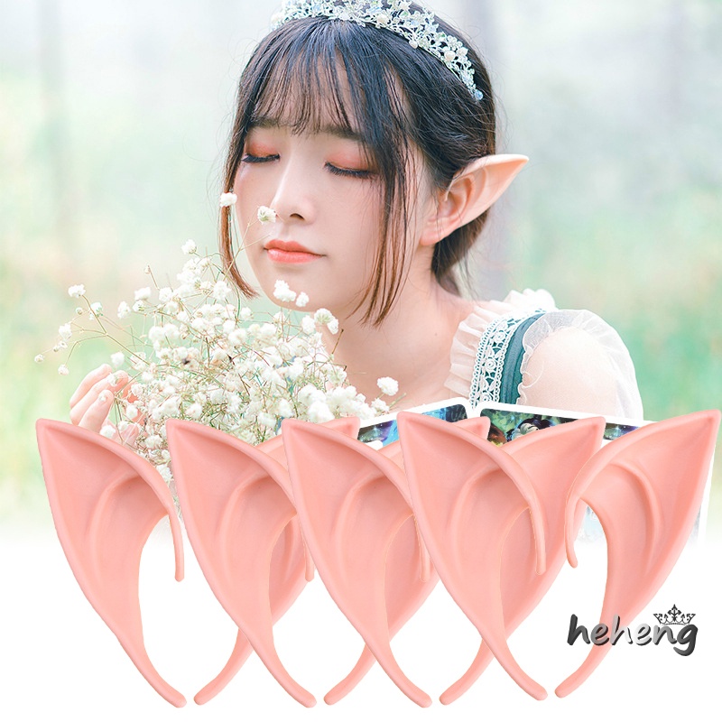 Cặp Tai Yêu Tinh Mềm Mũi Nhọn Hóa Trang Halloween Cho Bé