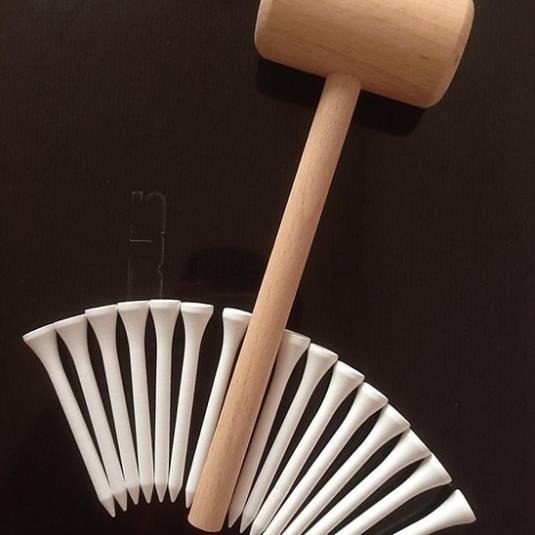 Set Búa Đinh Gỗ kèm 10 Đinh - Giáo cụ Montessori - Đồ chơi an toàn cho bé