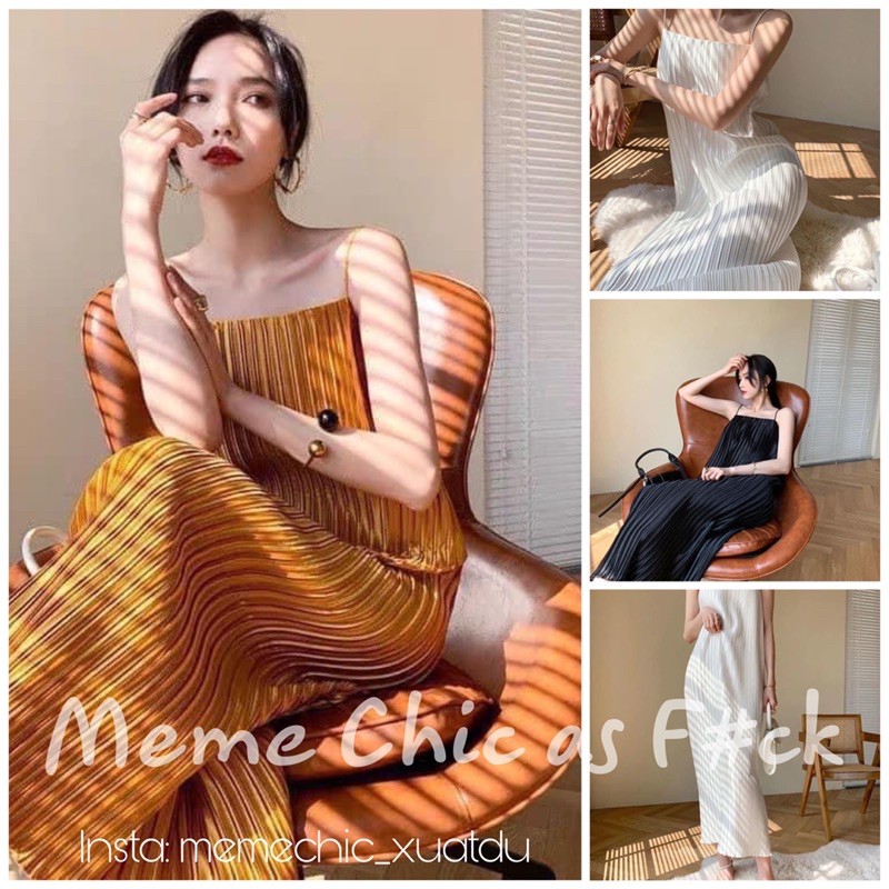 VÁY DÂY XẾP LY ĐI BIỂN MÙA HÈ CHO NỮ | BigBuy360 - bigbuy360.vn