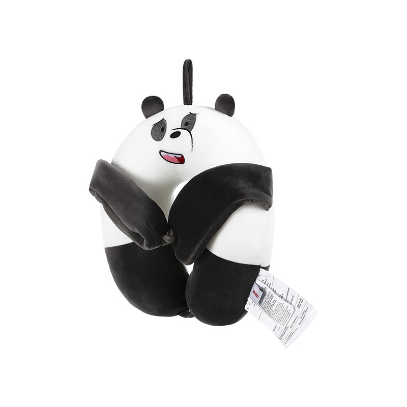 Gối Kê Cổ Bông Chữ U Cao Cấp Miniso chữ U kèm bịt mắt - We Bare Bears 3.0