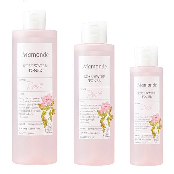 Nước hoa hồng Mamonde Rose Water Toner 150ml dành cho mọi loại da