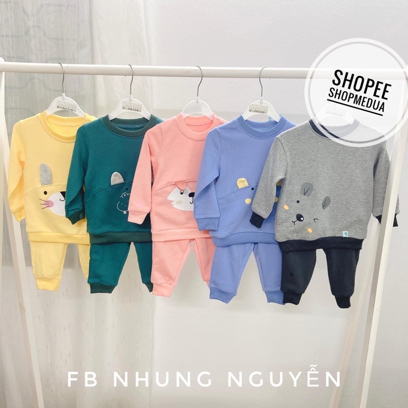 Bộ nỉ Little Love LIL cho bé gái, bé trai