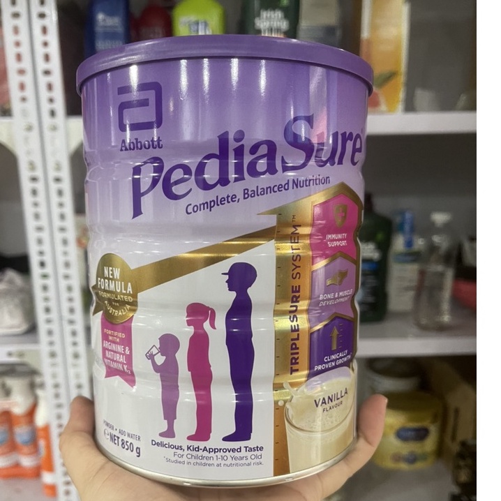 Sữa Pediasure nắp tím Úc hộp 850g