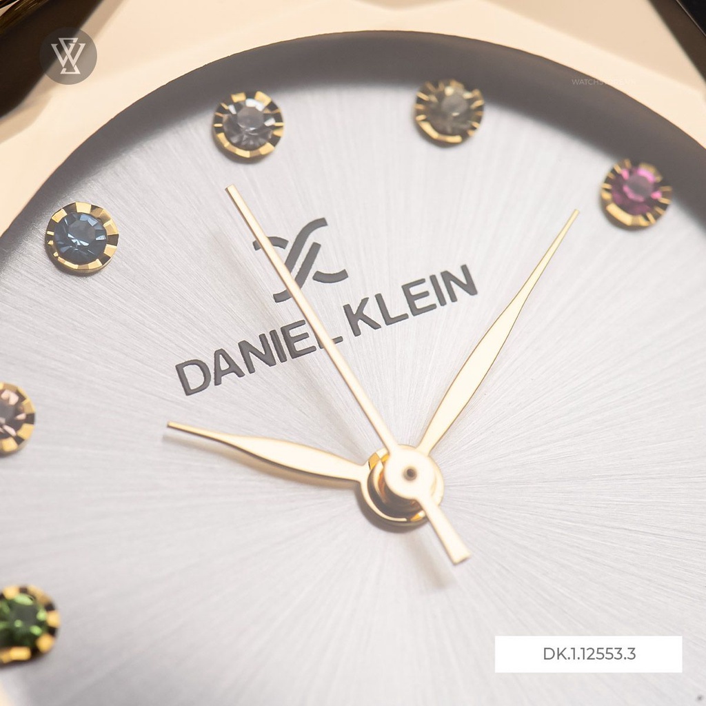 Đồng Hồ Quartz Nữ Daniel Klein WATCHSTORE DK.1.12553.3 Mặt Kính Khoáng 32mm, Dây Da Và Vỏ Thép Không Gỉ