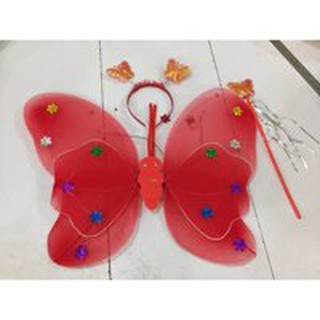 Bộ Đồ chơi cánh bướm thiên thần cho bé kèm nơ và gậy thần tiên