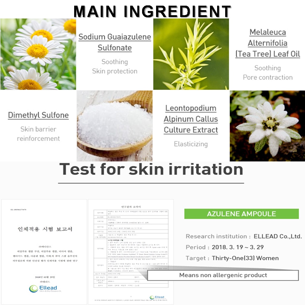 PROUD MARY Tinh Chất Azulene 50ml Chăm Sóc Da Làm Dịu Da