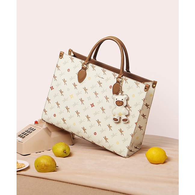 Túi xách Tote bag nữ Nucelle size to charm gấu đi chơi, đi làm, đựng laptop... ViAnh Store 1172020