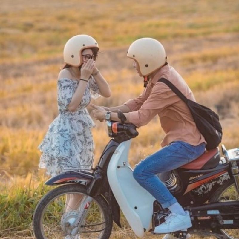 Mũ bảo hiểm 3/4 đầu cao cấp lót đệm mút xốp eps thoáng khí