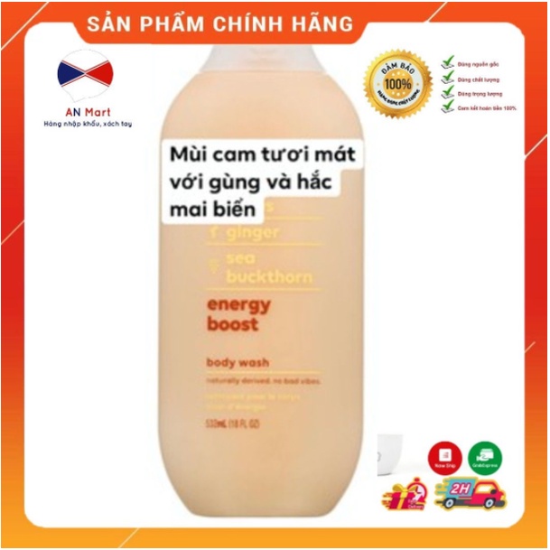 Sữa Tắm organic Method Body Wash Mùi Hương cả Nữ và Nam 532ml Chuẩn Hàng Úc 100% từ thiên nhiên