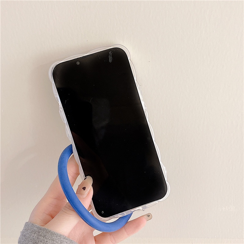 Ốp lưng iphone Ốp Điện Thoại Silicon Họa Tiết Mặt Cười Có Dây Đeo Cho Apple Iphone 13Pro 11 / 12 14pro 14pro # 14 Dinuo case