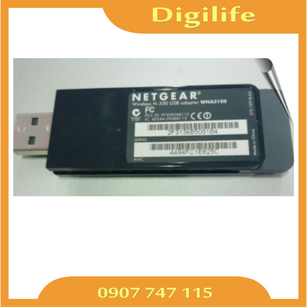 Bộ thu USB WIFI Netgear 300Mbps