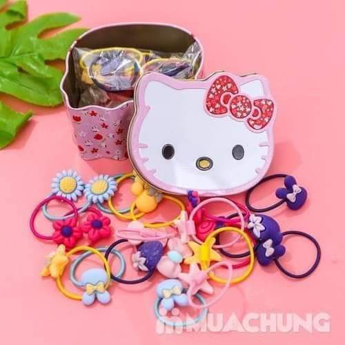 Hộp 2000 chiếc dây chun buộc tóc Hello Kitty dễ thương cho bé