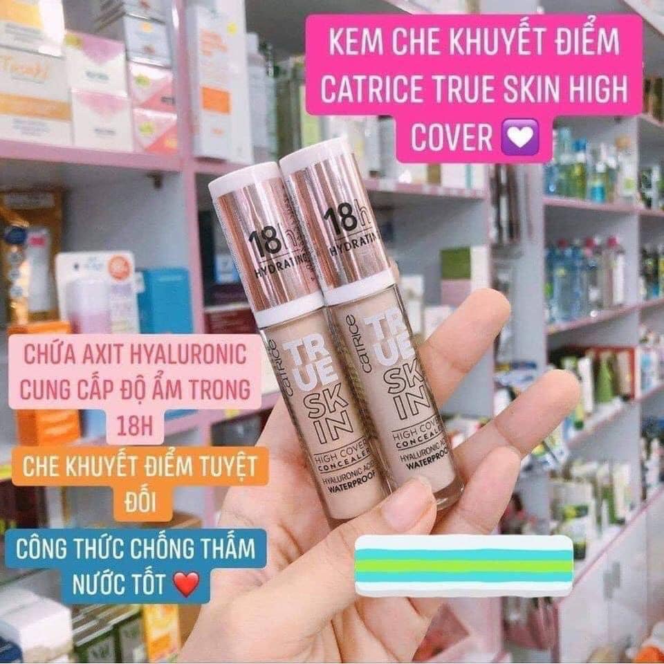 KEM CHE KHUYẾT ĐIỂM CATRICE TRUE SKIN HIGH COVER CONCEALER 4.5ML CHÍNH HÃNG - 9312