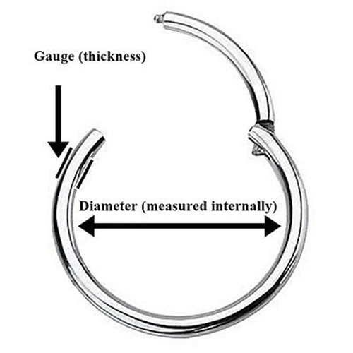 Khuyên tai/mũi/miệng tròn inox cao cấp