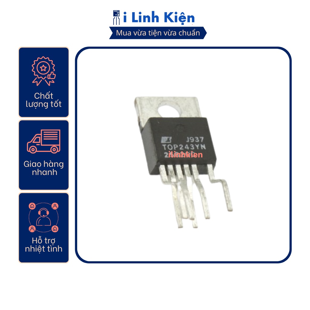 Ic nguồn TOP243YN TOP244YN TOP246YN TOP249YN TO-220 chính hãng chất lượng cao