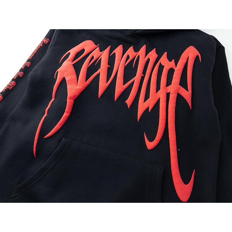 Áo hoodie cotton Họa Tiết revenge Thời Trang Cho Nam Nữ