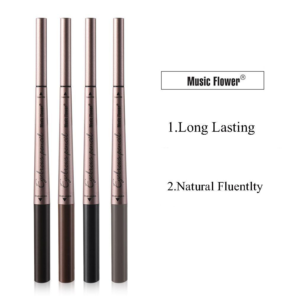 Bút Kẻ Mày Music Flower Hai Đầu Màu Nâu Gợi Cảm Chống Thấm Nước