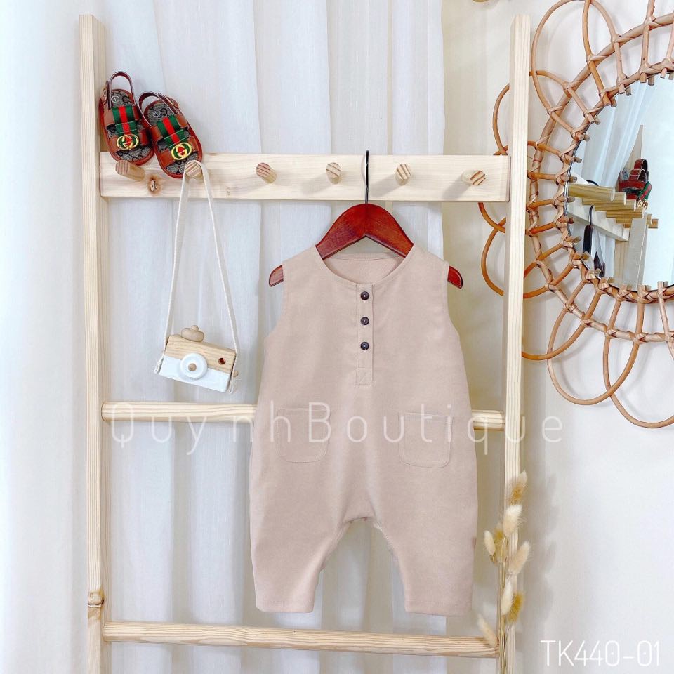 Quần áo trẻ em[ QUYNH BOUTIQUE]  Mẫu body yếm cho bé yêu