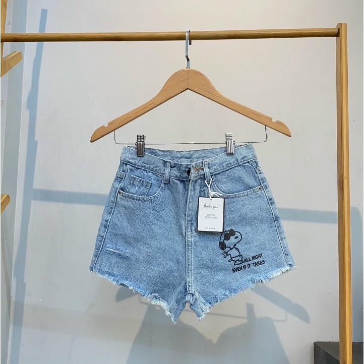 Quần short jeans nữ chất jean thời trang cao cấp King168 , quần sọt nữ thời trang cao cấp nữ C06