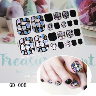 Miếng Dán Sticker Móng Chân GD 1.3