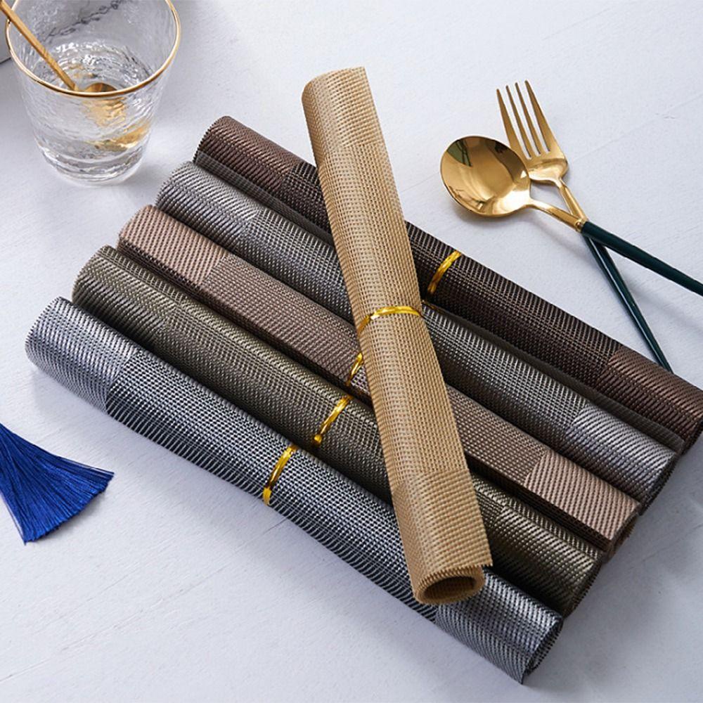DORAW Western Food Mat PVC Heat Insulation Table Decoration Table Cloth Pad