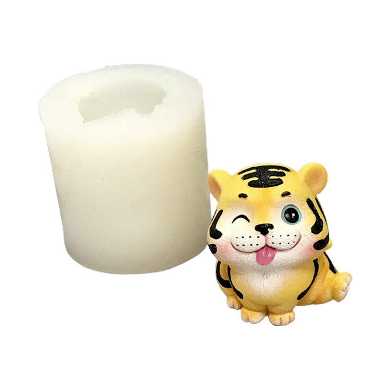 Khuôn Làm Xà Phòng Thủ Công Hình Hổ Bằng Nhựa Resin