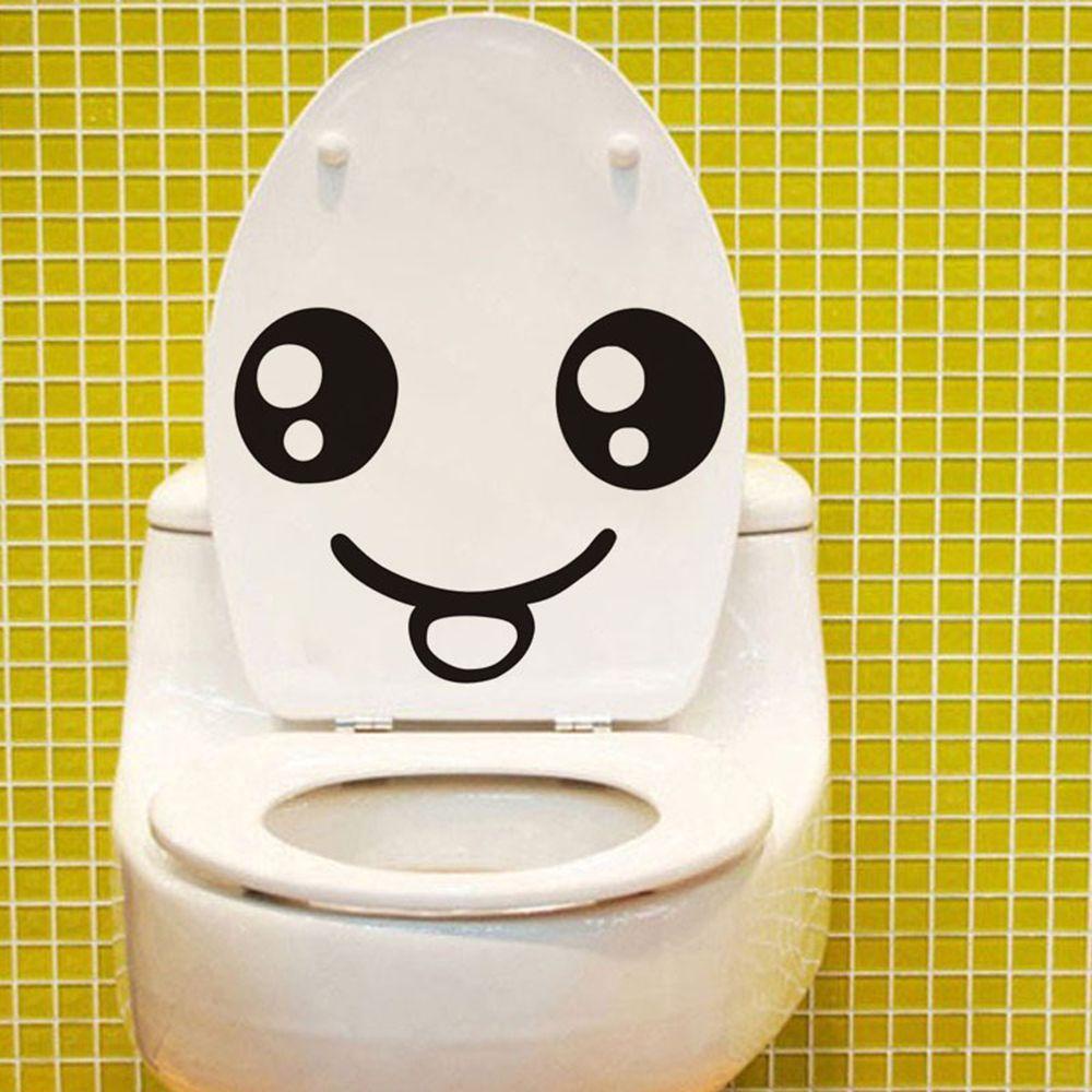 Đề Can Dán Tường / Tủ Lạnh Hình Mặt Cười Cá Tính DIY|Miếng Dán Trang Trí Gương Chiếu Hậu Xe Hơi / Nhà Tắm Tiện Dụng