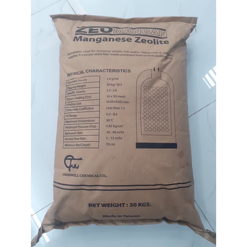 Cát Zeo mangan Đài Loan lọc nước 1 ký