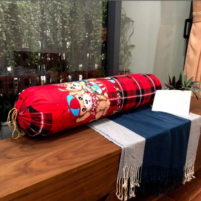Gối ôm dài người lớn,  size 35×100cm kèm vỏ nhiều màu xinh xắn