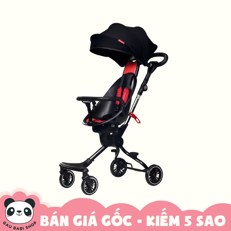 FREE SHIP !!! Xe đẩy gấp gọn 2 chiều có mái che Baobaohao V5B MÀU ĐỎ