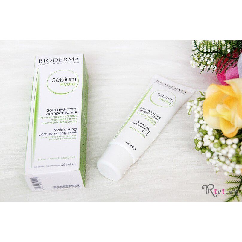 [CHÍNH HÃNG] Kem Dưỡng Ẩm Cho Da Dầu, Mụn BIODERMA HYDRA sebium 40ml