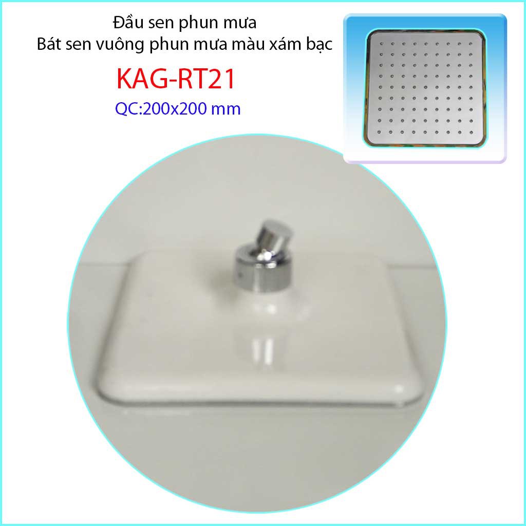 Bát sen tắm đứng KAG-RT21, đầu sen cây phun mưa tia nước đều mạnh thiết kế tuyệt đẹp sử dụng tốt