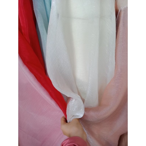 Giá sỉ Vải voan tơ xước có vệt óng ánh siêu đẹp đủ màu tuyển sỉ ctv