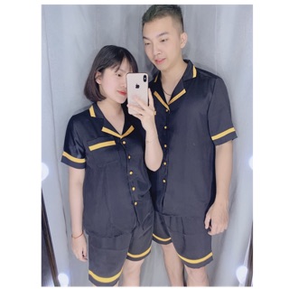 Bộ lụa satin viền 1 phân, đủ size đủ dáng (chờ may)