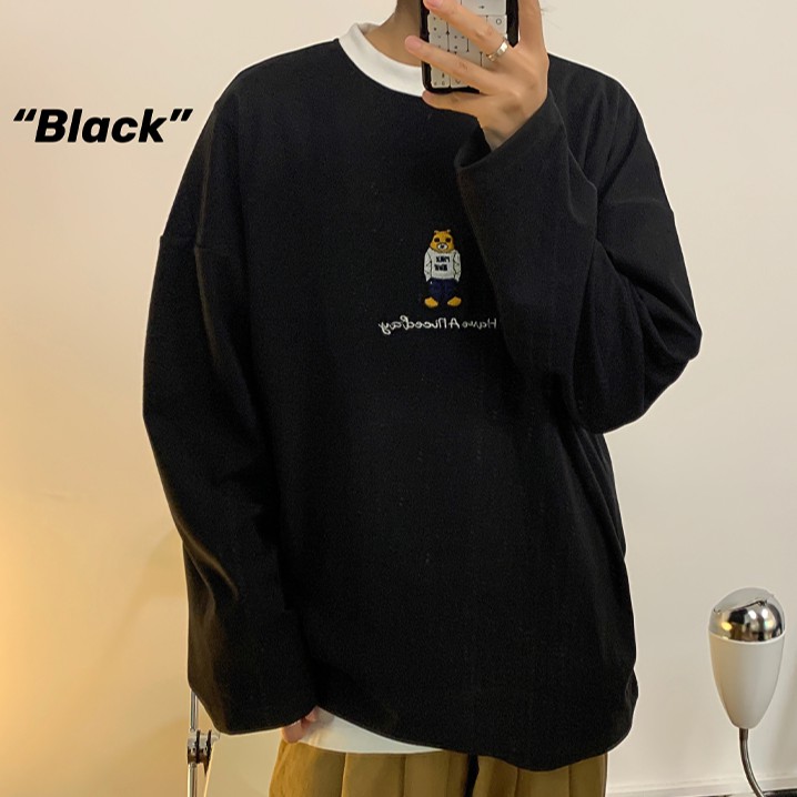 Áo thun dài tay  GẤU HAVE  phông Unisex nam nữ tee oversize form rộng pull Ulzzang Streetwear Hàn Quốc vải mềm