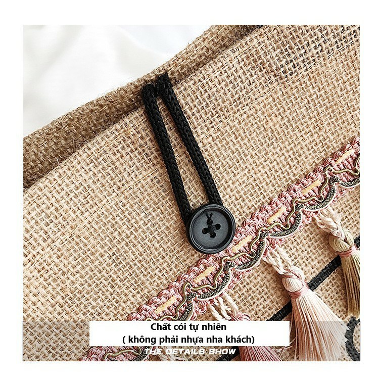 Túi Cói HELLO WEEKEND Mẫu Mới Sang chảnh